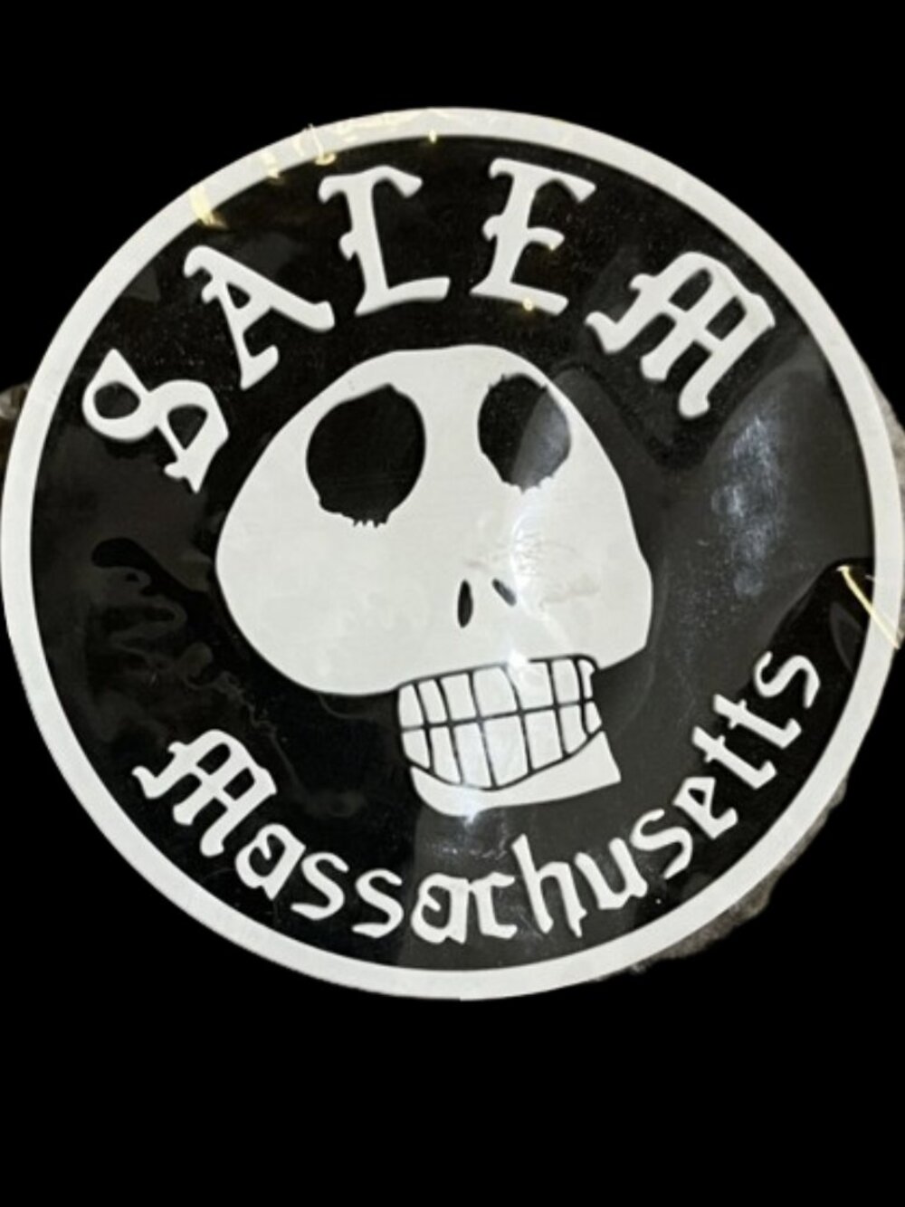Salem Massachusetts Black Decorative Magnet